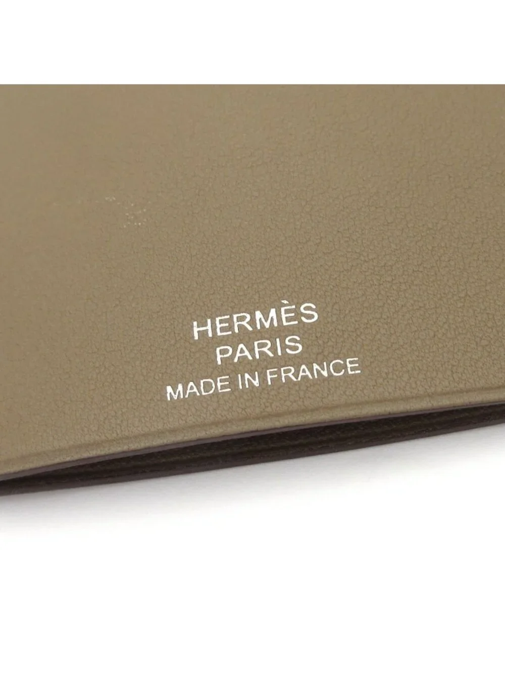 Hermes Necklace Clochette Etoupe Long Silver 2 Key Rings
